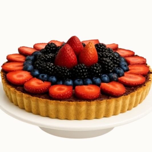 Tartaleta Keto de Frutos Rojos