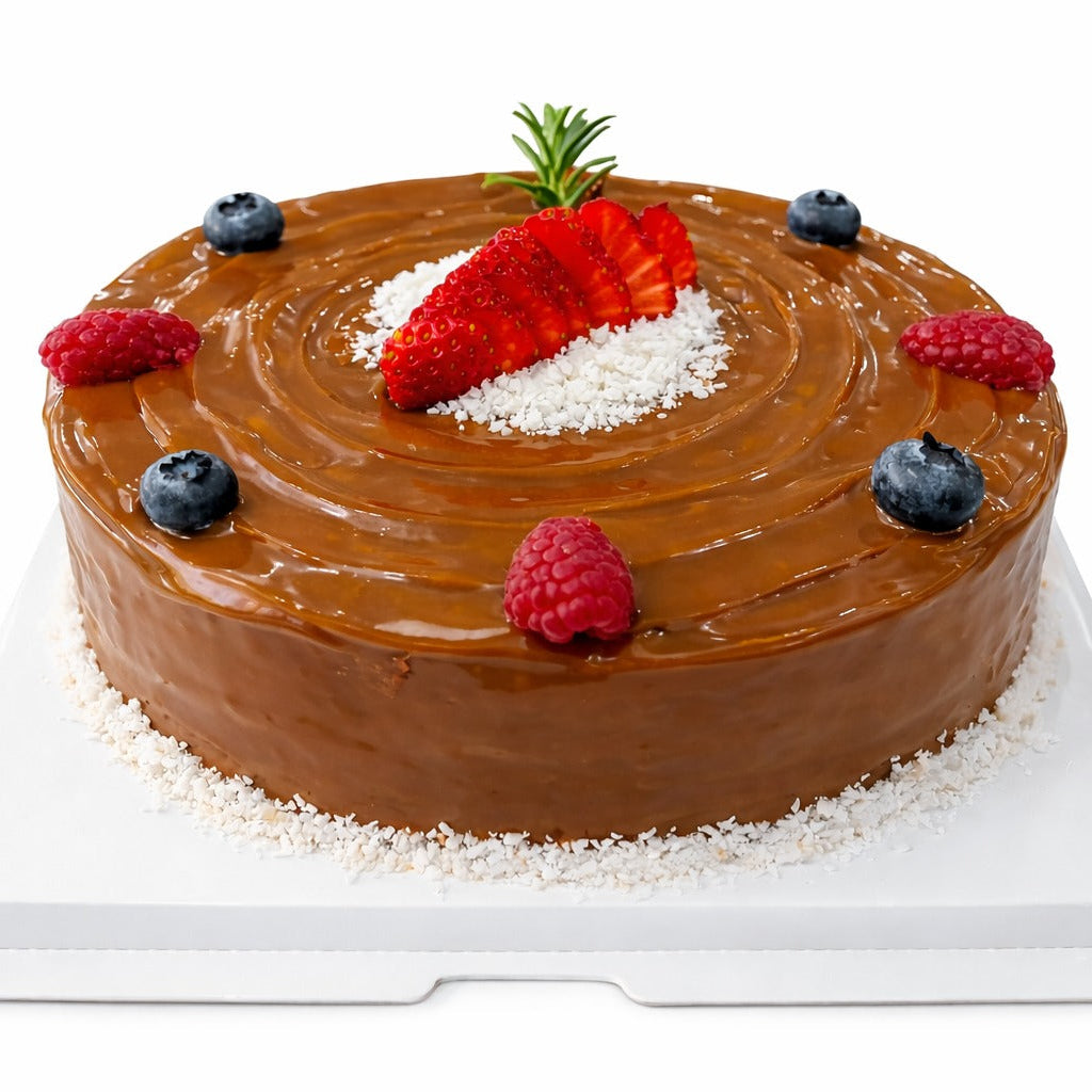 Pastel de Dulce de leche 0% azúcar